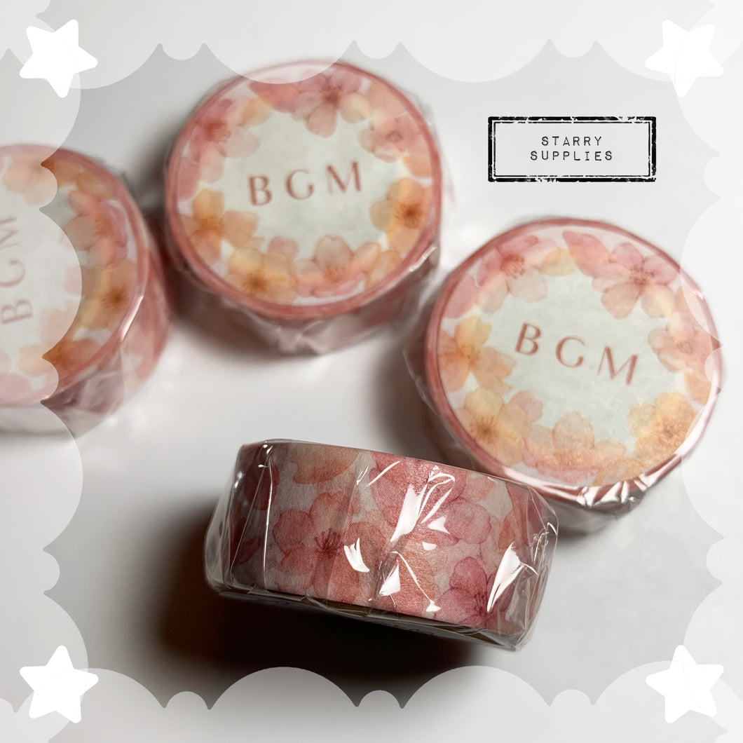 BGM Sakura Washi Tape