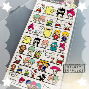 Sanrio 4 Size Sticker Sheet