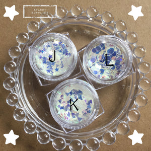 Blue Tint Confetti Pot