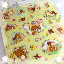 Load image into Gallery viewer, [SE3730] Rilakkuma Easter Stickers (Yellow)