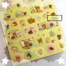 Load image into Gallery viewer, [SE3730] Rilakkuma Easter Stickers (Yellow)