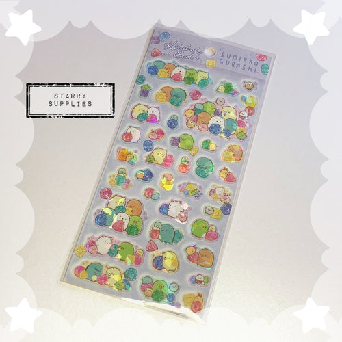 Sumikko Gurashi Kiraholo Gems Sticker Sheet