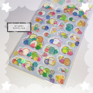 Sumikko Gurashi Kiraholo Gems Sticker Sheet