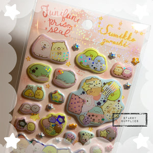 [SE4300] Sumikko Gurashi Sleepover Puffy Sticker Sheet