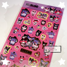 Load image into Gallery viewer, Kuromi and friends Sticker Sheet