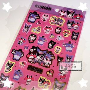 Kuromi and friends Sticker Sheet
