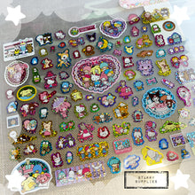 Load image into Gallery viewer, Metallic Sanrio Stickers (Big Sheet)