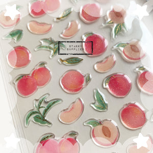 Peach Sticker Sheet