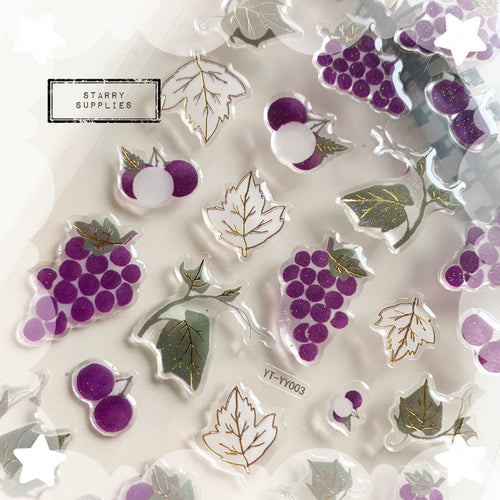 Grape Sticker Sheet